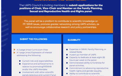 Family Planning, Sexual and Reproductive Health and Rights Scientific Panel